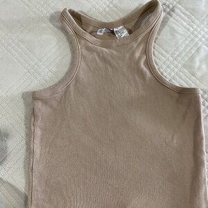 Divided by H&M  women beige tank top